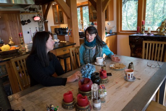Liesl Clark and Rebecca Rockefeller