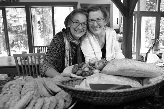 Linda Wolf and Myra Zocher