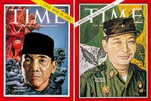 Cover of the March 10, 1958 issue of Time, featuring Sukarno, le